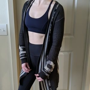 Tribal print, cotton cardigan